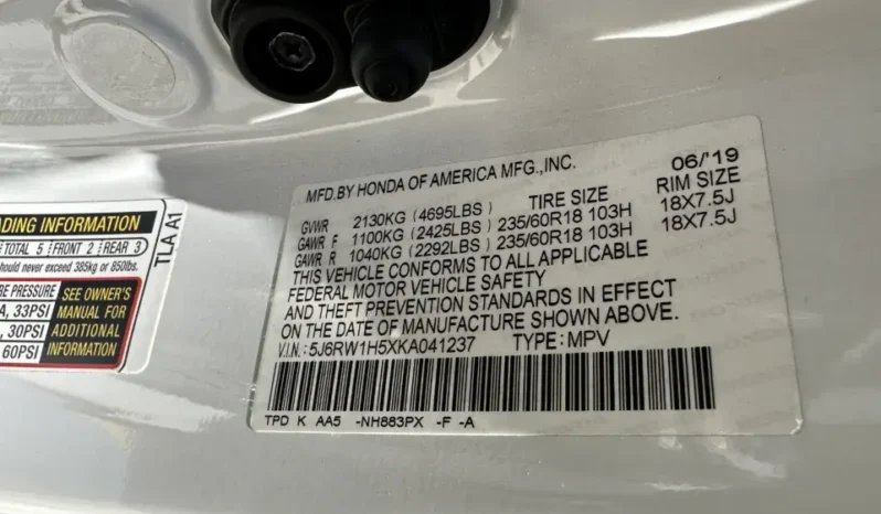 
								2019 Honda CR-V EX Sport Utility full									